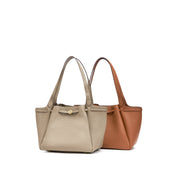 Light Grey ST Gold Coin Bucket Tote Bags