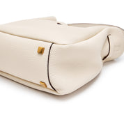 Beige ST Gold Coin Bucket Crossbody Bag