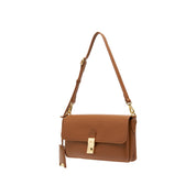 Mini Brown Leather Pocket Layering Handbags
