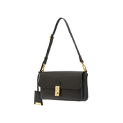 Mini Black Leather Pocket Layering Handbags