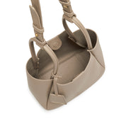 Ash Brown Minimal Boxy Crossbody Bags