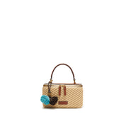 Mini Raffia Crystal Fireworks Cuby Camera Bags