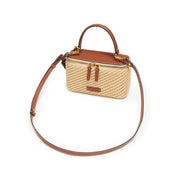 Mini Raffia Crystal Fireworks Cuby Camera Bags