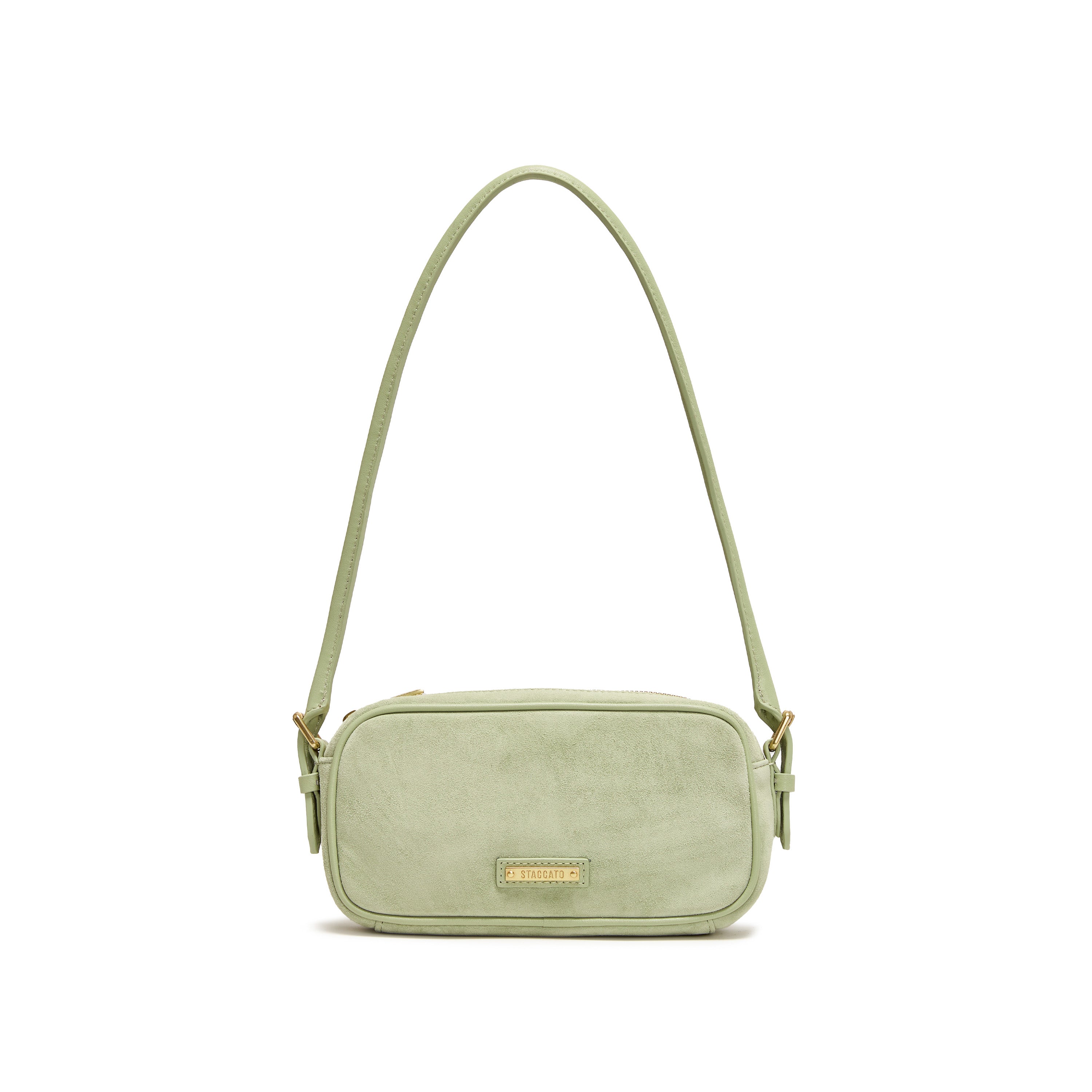 Cube Mini Green Calf Handbags