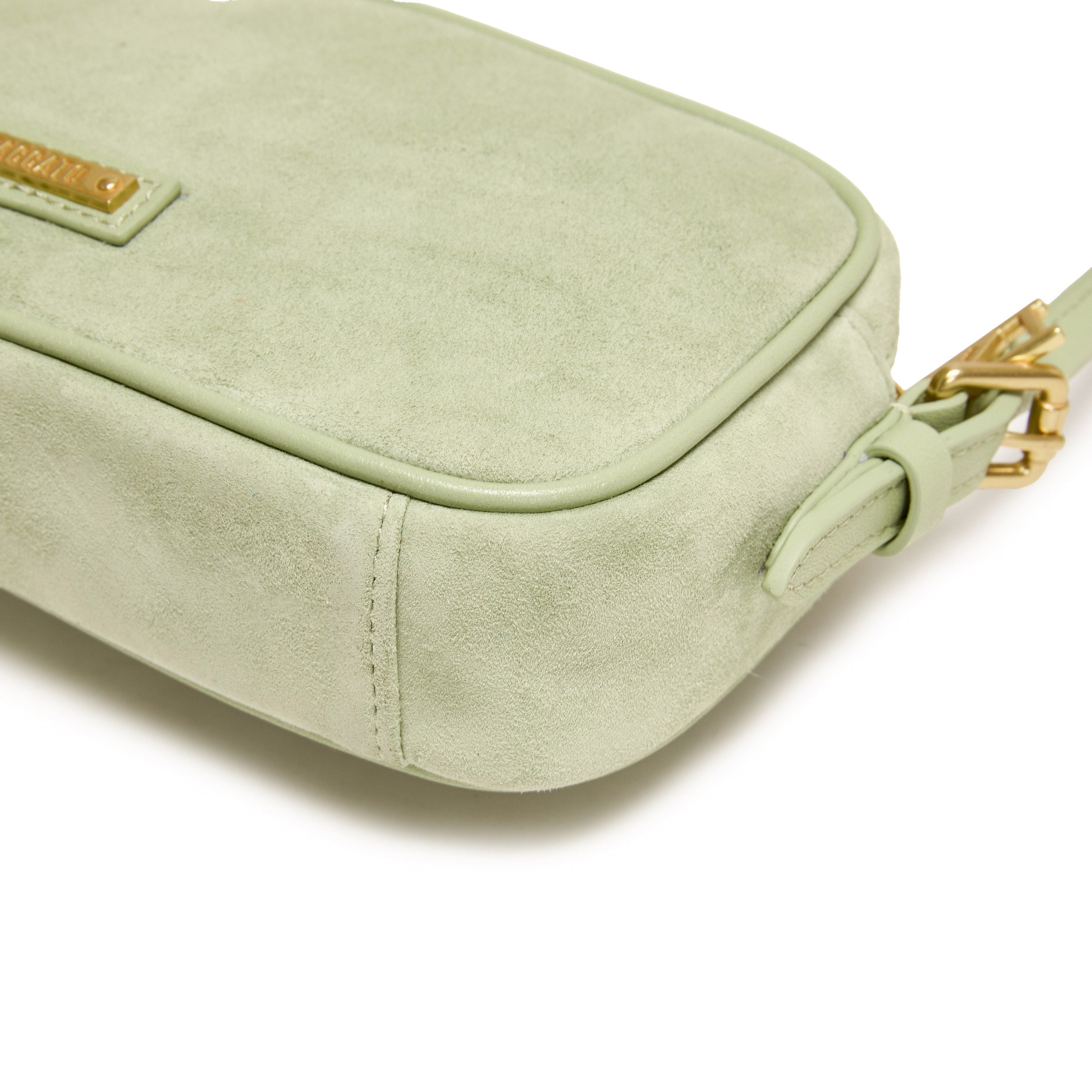 Cube Mini Green Calf Handbags