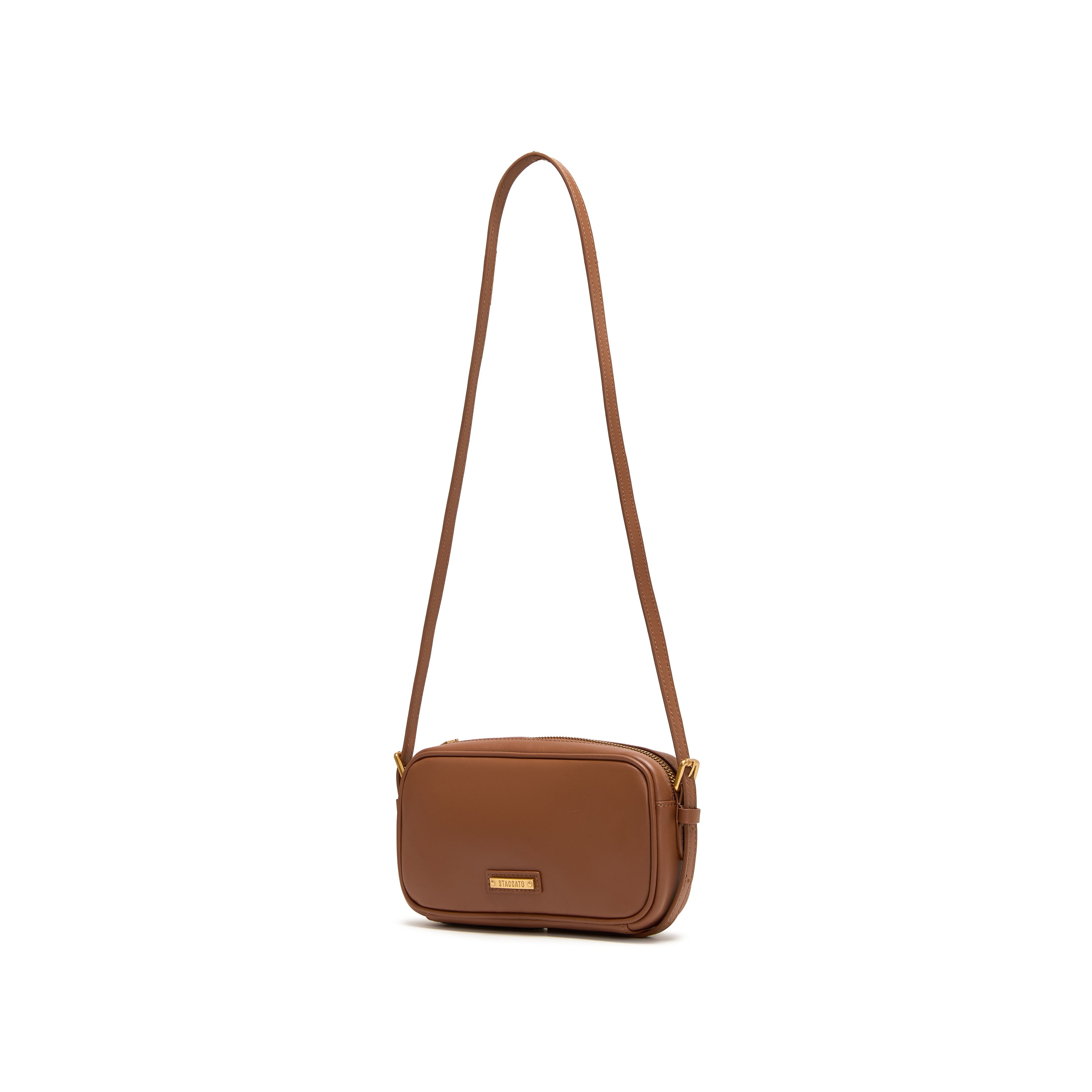 Cube Mini Brown Calf Handbags