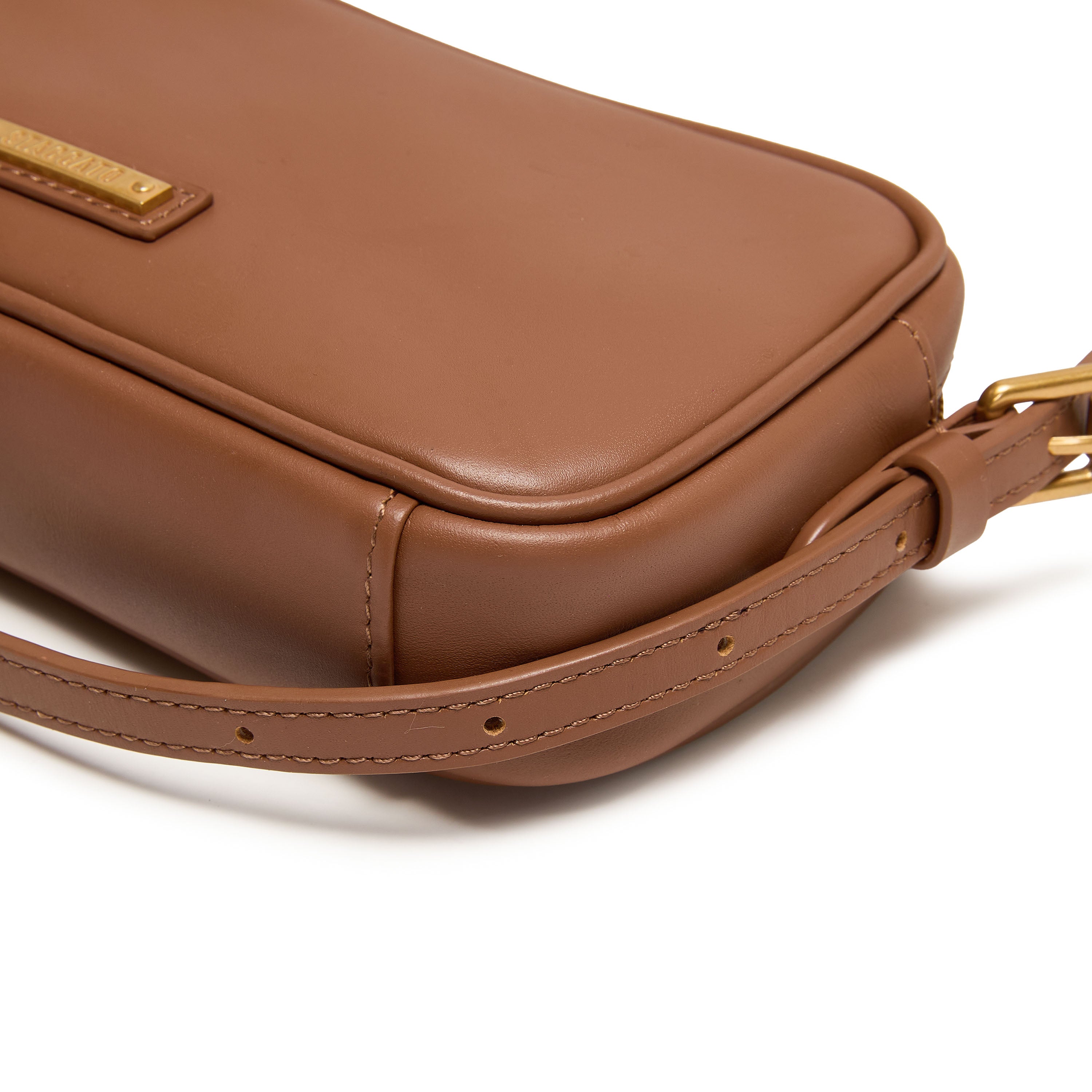 Cube Mini Brown Calf Handbags