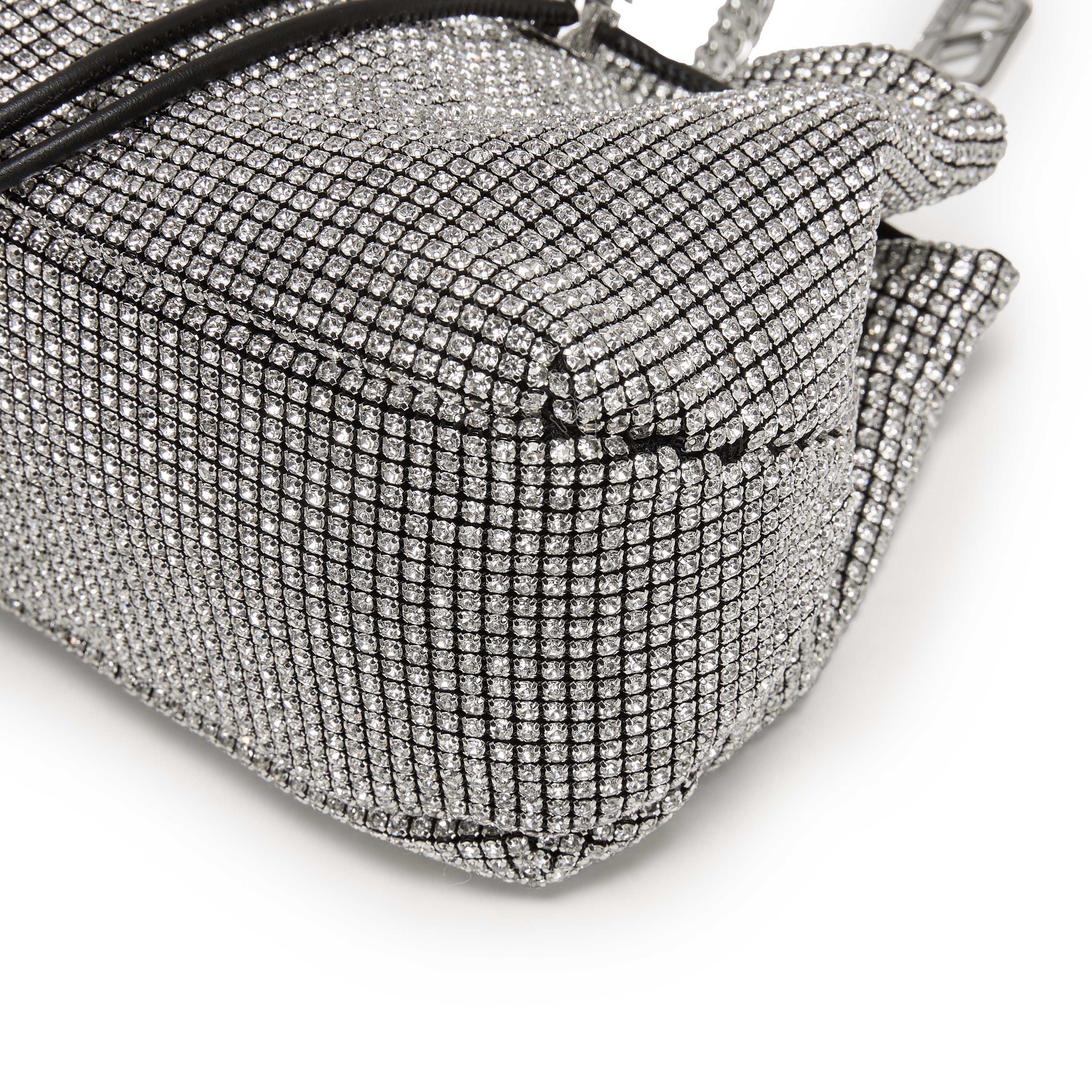 Girly Mini Crystal Drawstring Bucket Bags