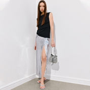 Girly Mini Crystal Drawstring Bucket Bags