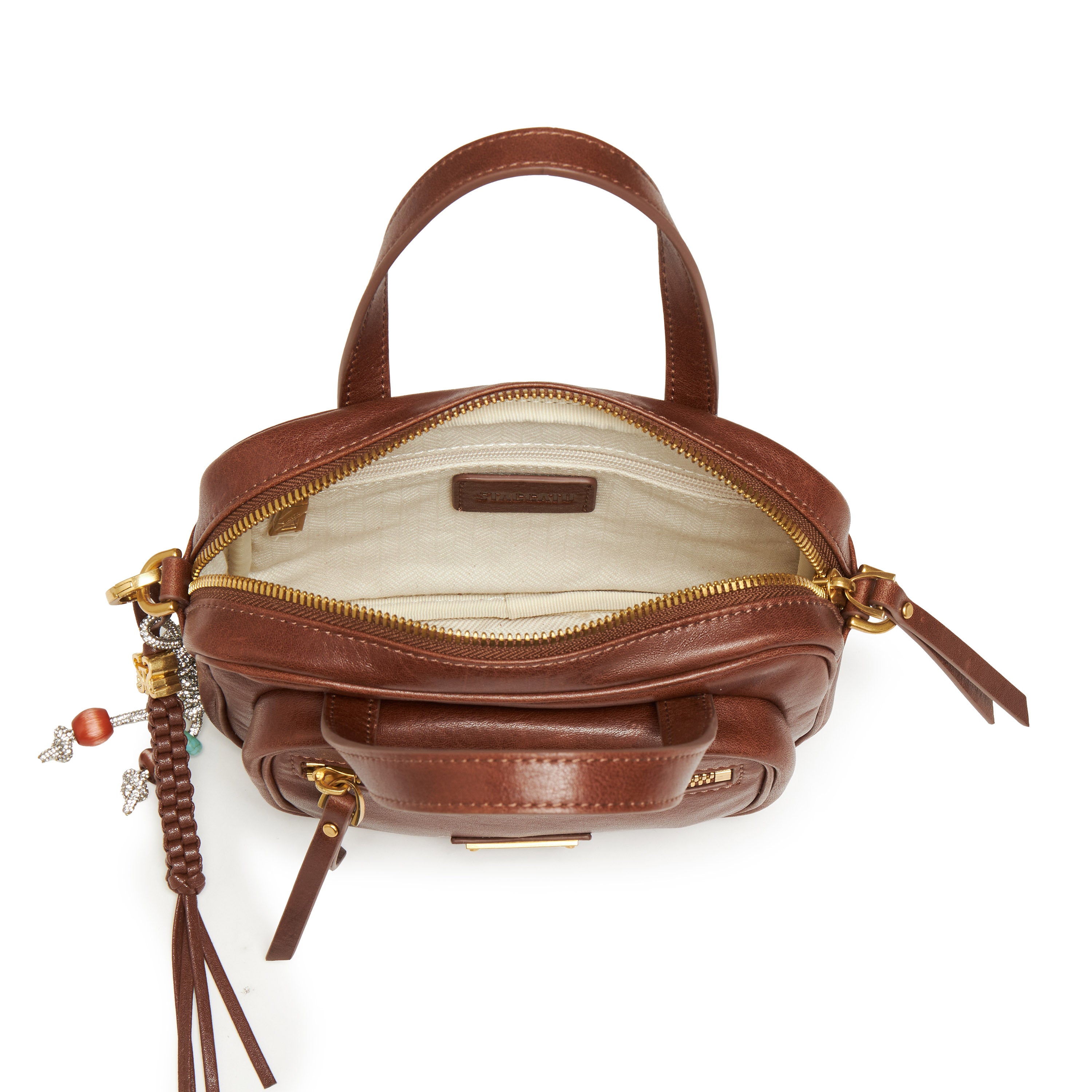 Mini Brushed Rusty Brown Pocket Camera Bags