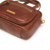 Mini Brushed Rusty Brown Pocket Camera Bags