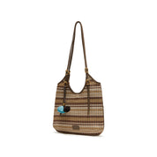Strap Pattern Raffia Crystal Fireworks Tote Bags
