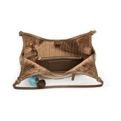 Strap Pattern Raffia Crystal Fireworks Tote Bags