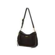 Suede Tassel Leather Hobo Shoulder Bag