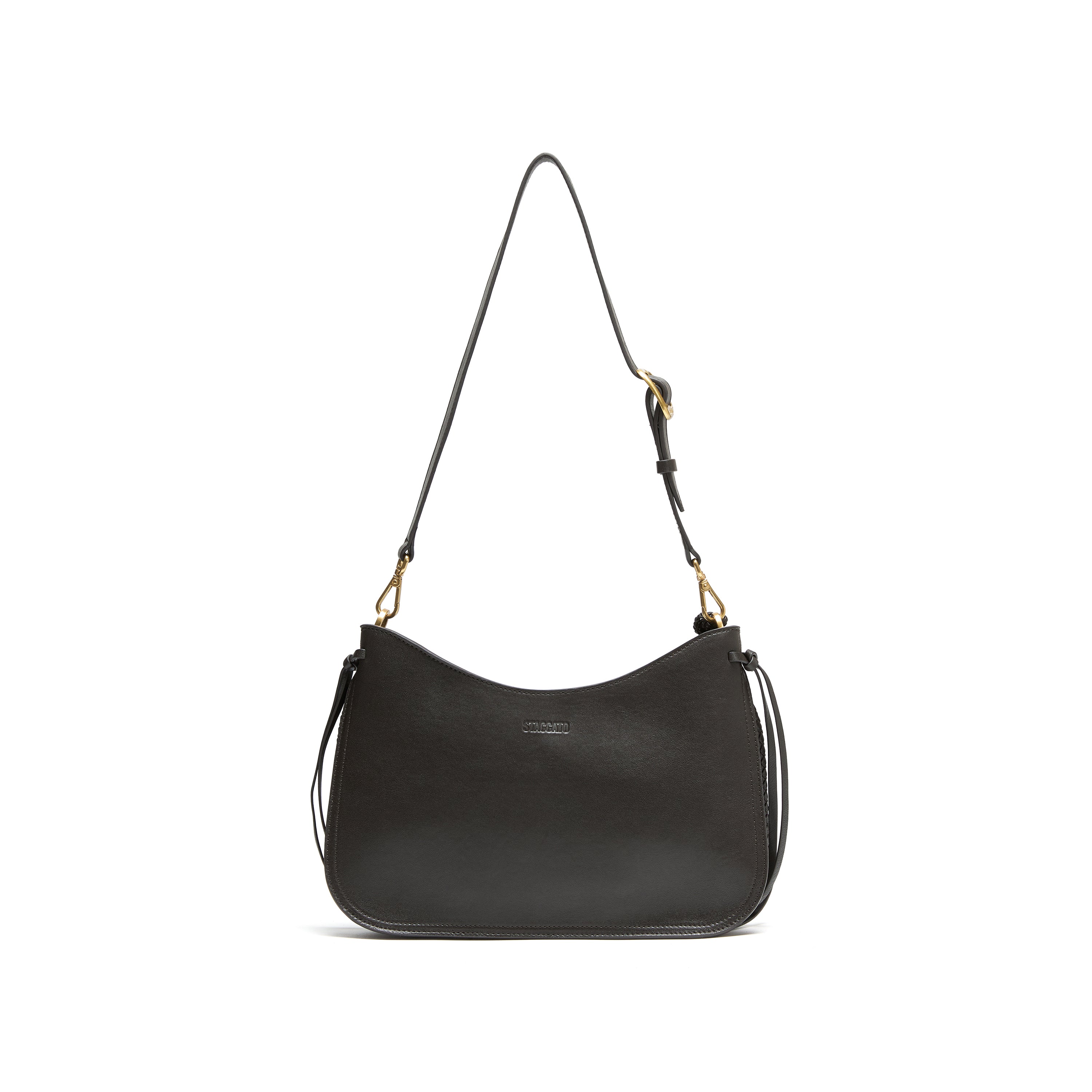 Suede Tassel Leather Hobo Shoulder Bag