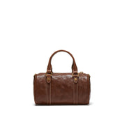 Vintage Leather Mini Boston Bag
