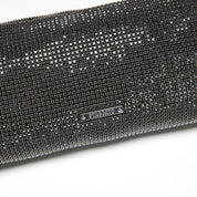 Black Rhinestone Charm Shoulder Bag