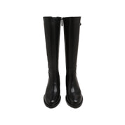 Black Elegant Under Knee Riding Boots