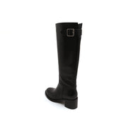 Black Elegant Under Knee Riding Boots