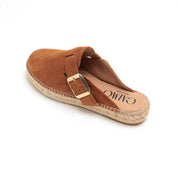 ST x GAIMO Brown Suede Slip On Espadrilles