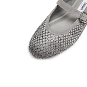 Crystal Mesh Mary Jane Flats