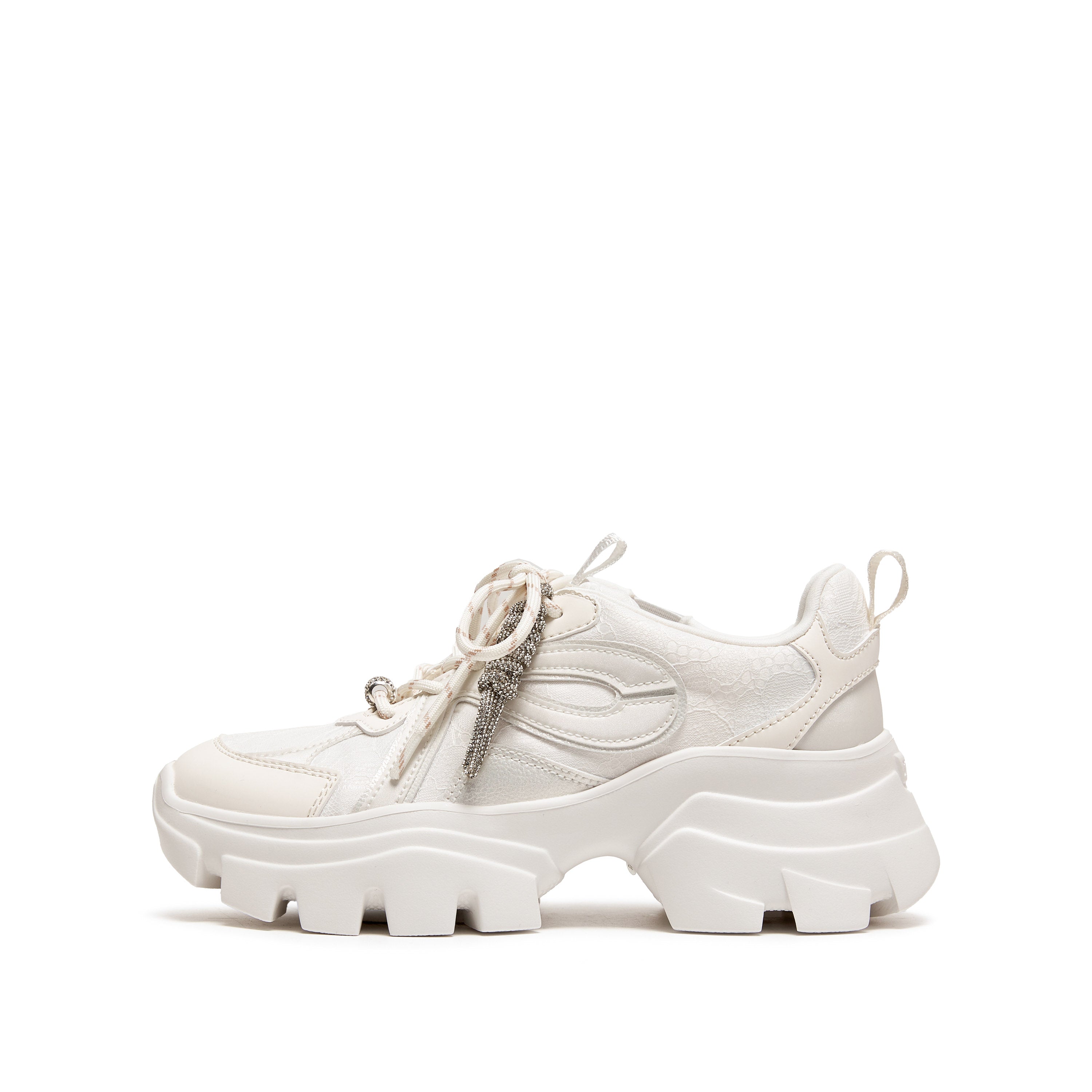 White X Woman Lace Chunky Sneakers