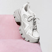 White X Woman Lace Chunky Sneakers