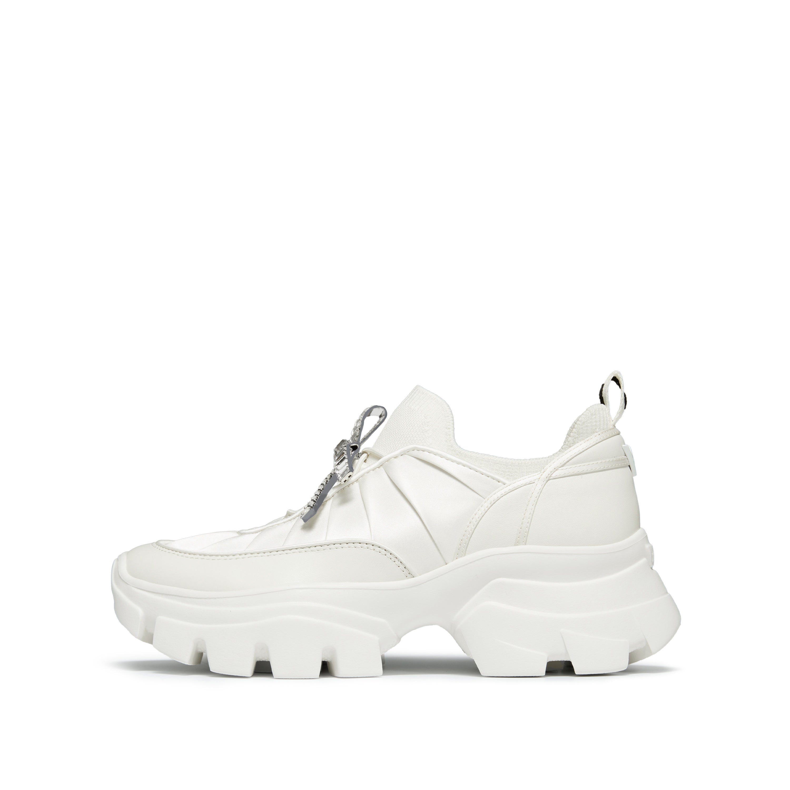 STACCATO × VERA WANG Crystal Bow Chunky Sneakers