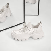 STACCATO × VERA WANG Black Crystal Bow Chunky Sneakers