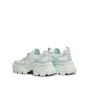 Mint Green Bows Slip On Chunky Sneakers