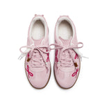 Load image into Gallery viewer, Pink Bow Embroidery Casual Sneakers
