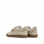 Load image into Gallery viewer, Taupe Double Lace Up Casual Sneakers
