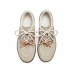 Load image into Gallery viewer, Taupe Double Lace Up Casual Sneakers
