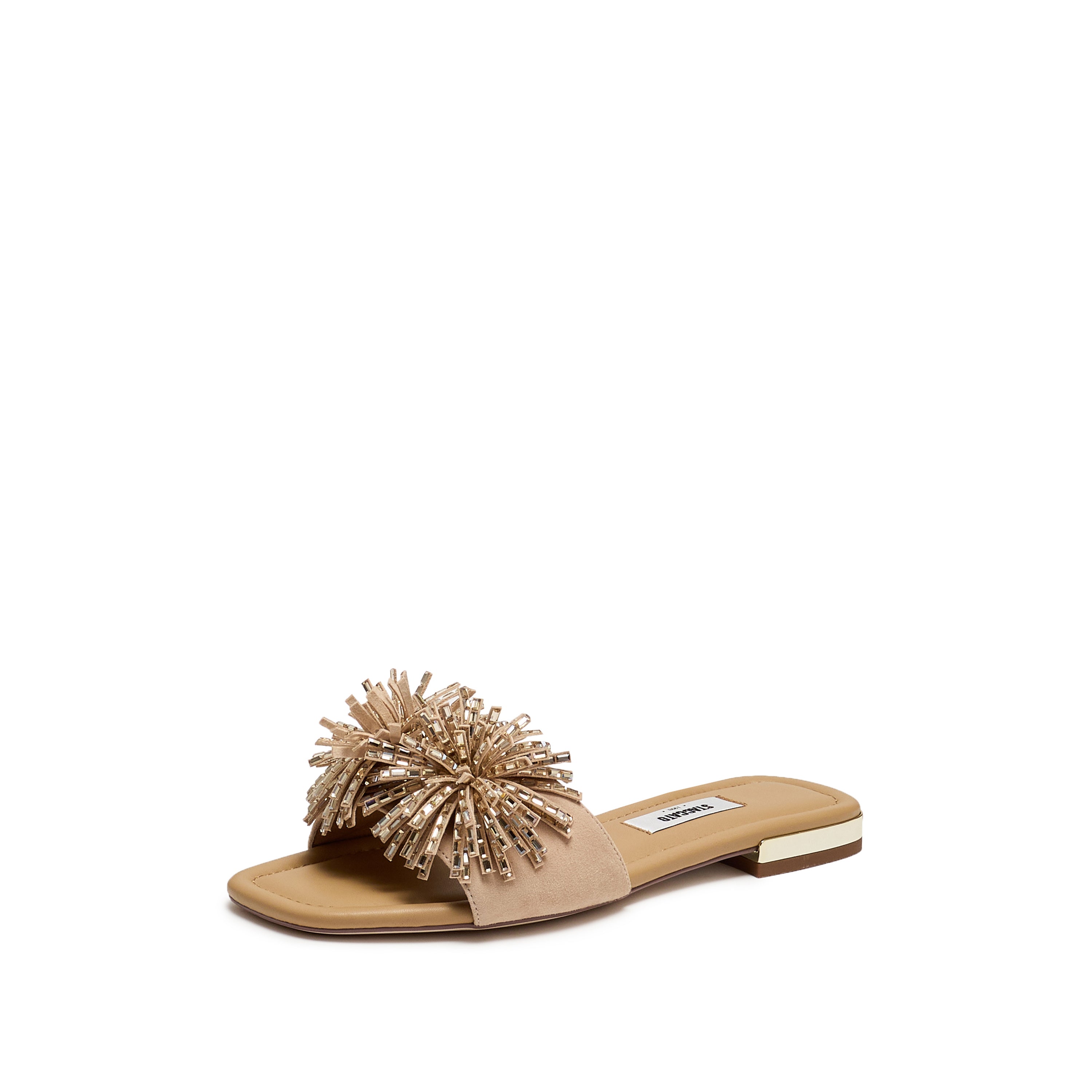 Pastel Crystal Fireworks Flat Sandals