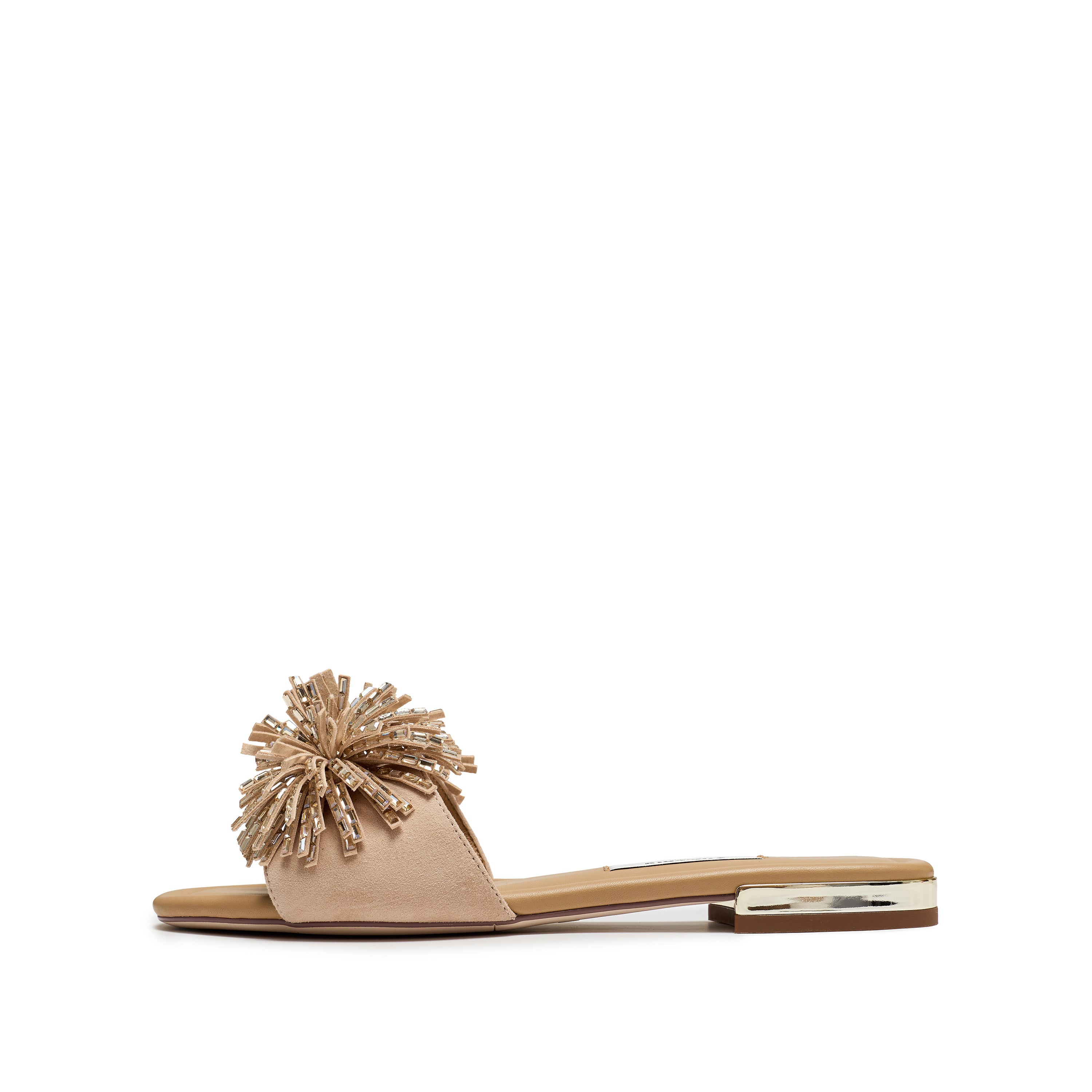 Pastel Crystal Fireworks Flat Sandals