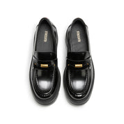 Metal Hardware Chunky Lug Sole Loafers