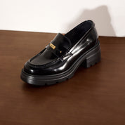 Metal Hardware Chunky Lug Sole Loafers