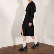Metal Hardware Chunky Lug Sole Loafers