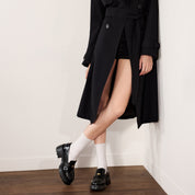 Metal Hardware Chunky Lug Sole Loafers