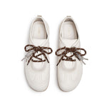 Load image into Gallery viewer, Beige Leather Casual Sneakers
