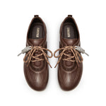Load image into Gallery viewer, Brown Leather Casual Sneakers
