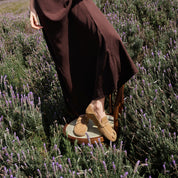 Taupe Suede Softy Slip-on Loafers