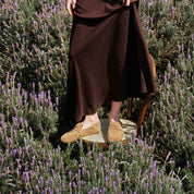 Taupe Suede Softy Slip-on Loafers