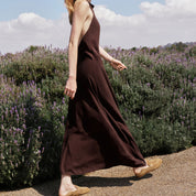 Taupe Suede Softy Slip-on Loafers