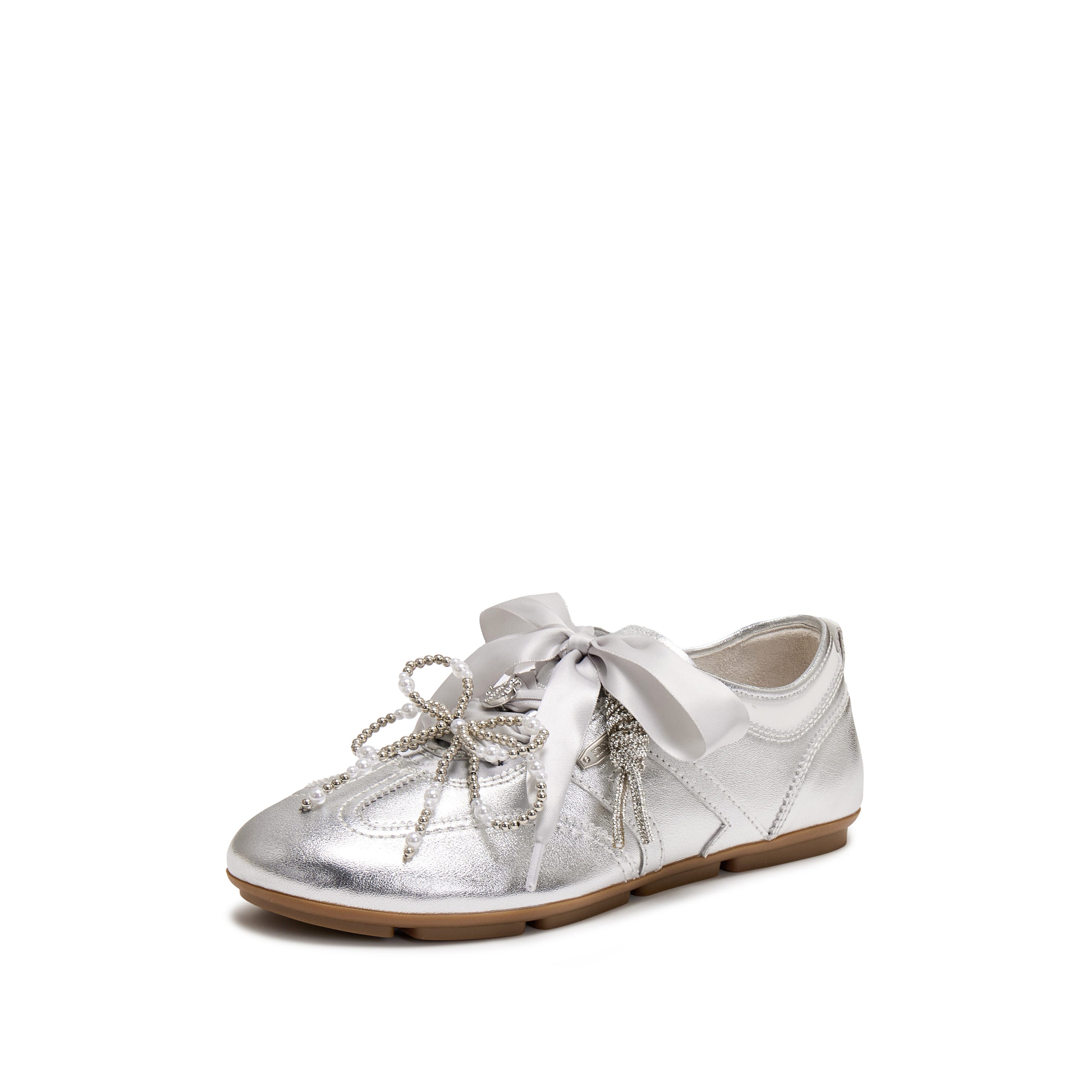 Yang Mi Crossover Silver Leather Softy Runner