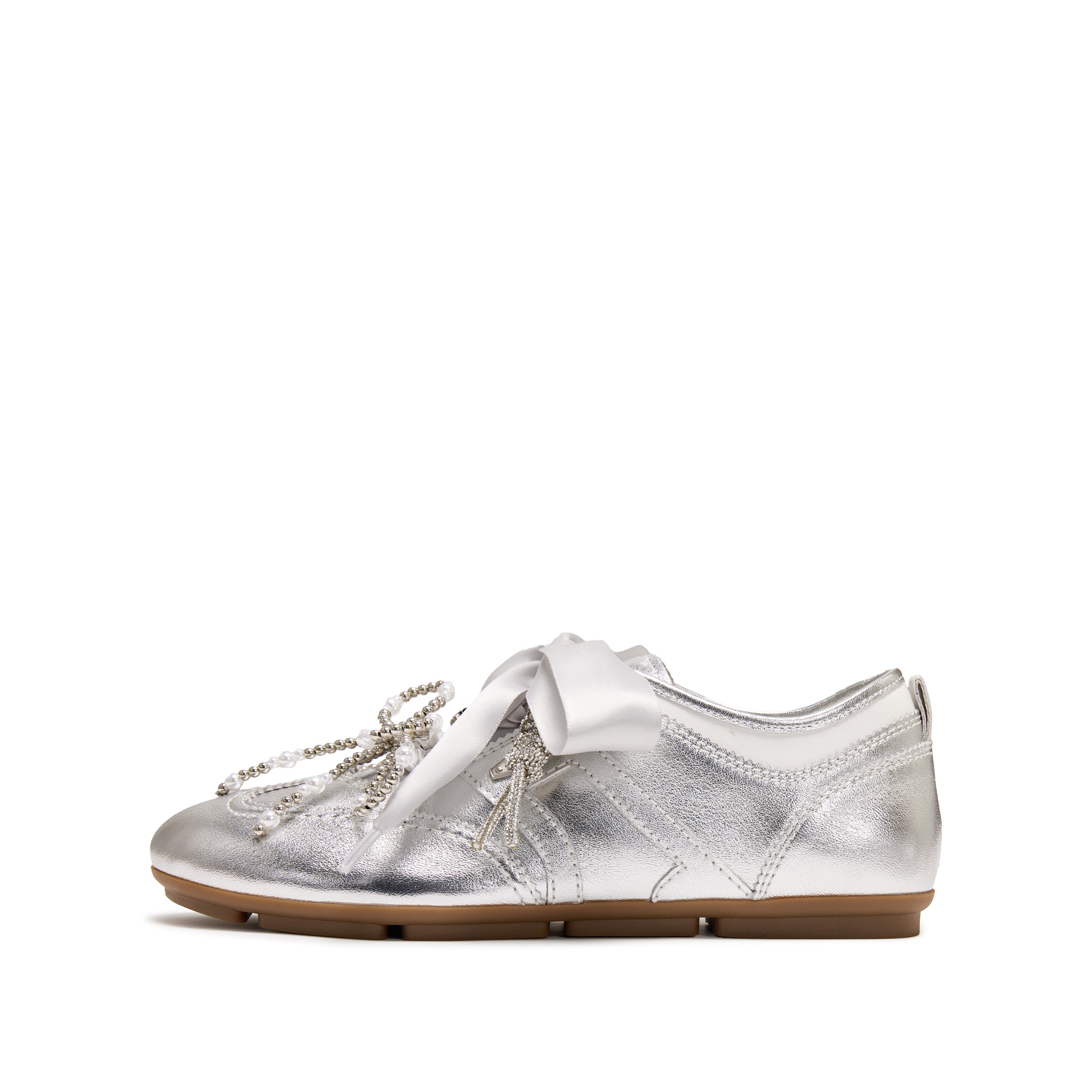 Yang Mi Crossover Silver Leather Softy Runner