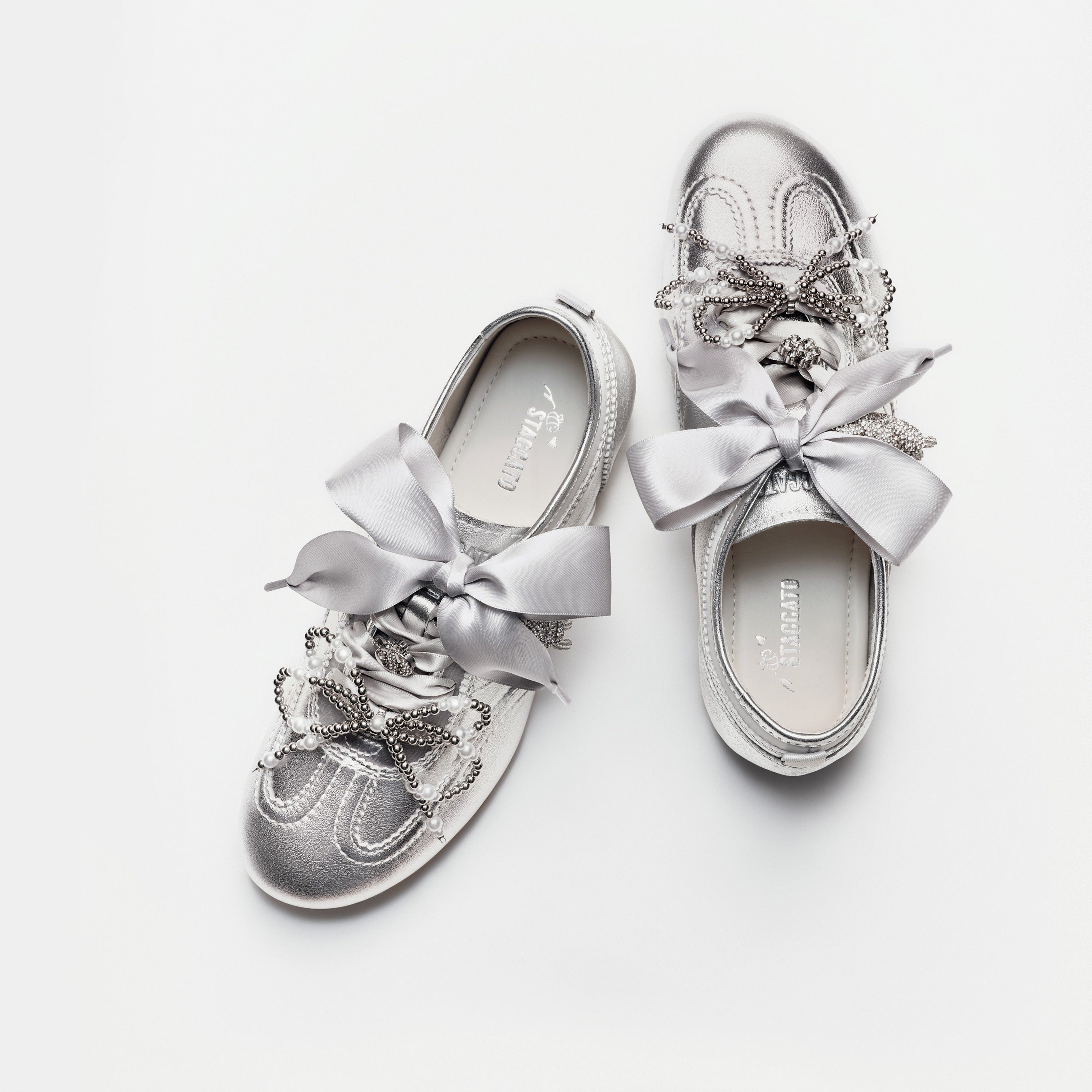 Yang Mi Crossover Silver Leather Softy Runner