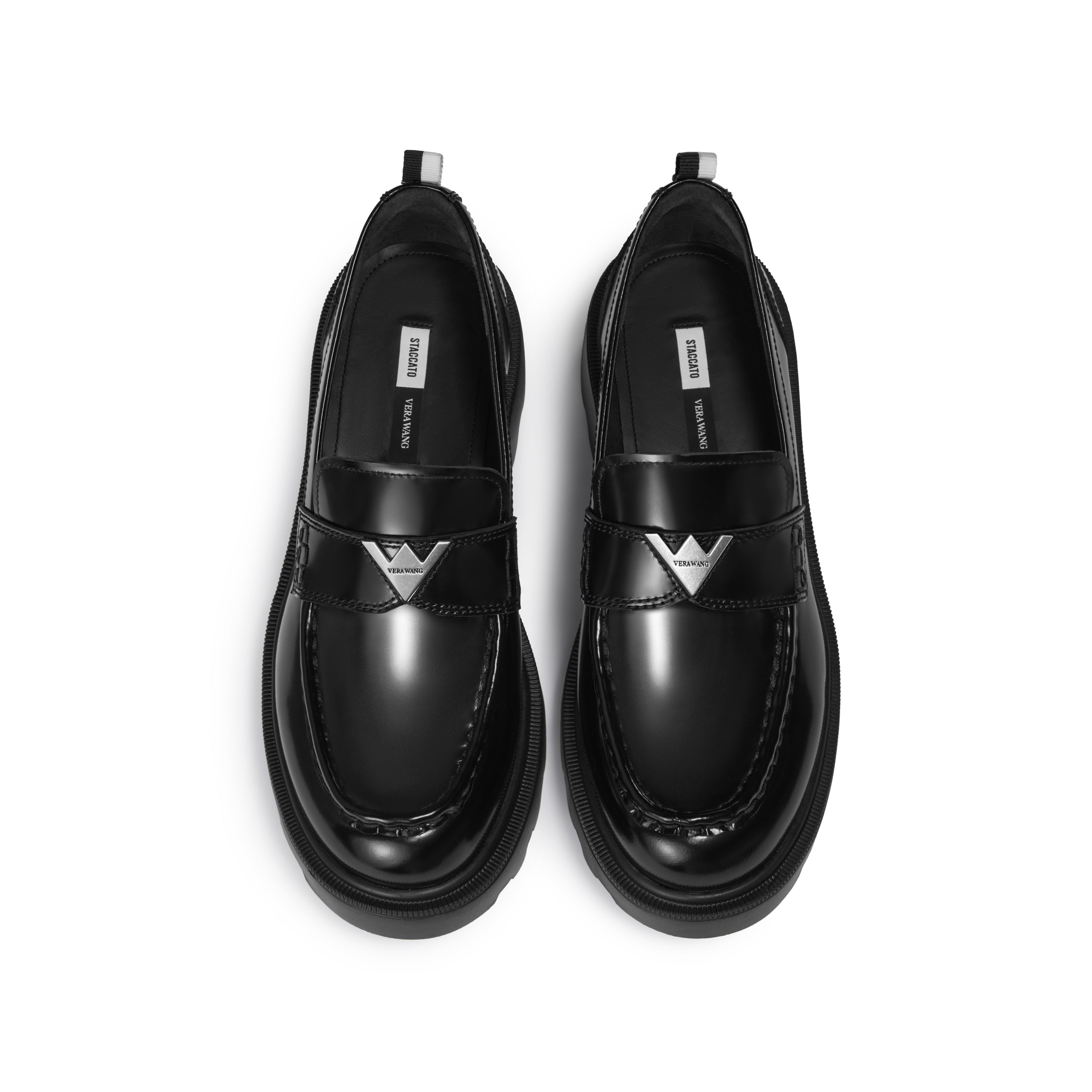 STACCATO × VERA WANG Metal Detail Chunky Sole Loafers