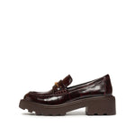 Load image into Gallery viewer, Burgundy Embossed ST Horsebit Loafers
