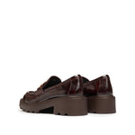 Load image into Gallery viewer, Burgundy Embossed ST Horsebit Loafers
